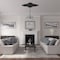 Ekena Millwork Melchor Diamond Ceiling Medallion (Canopies up to 4"), 67 1/4"W x 43 3/8"H x 4"ID x 2"P, Steel Gray CM70X43MLSGS - alternate 4